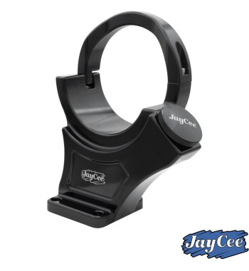 Alternator stand, Billet style aluminium, black anodized, 12 Volt