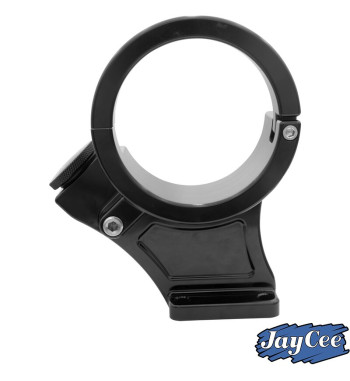 Alternator stand, Billet style aluminium, black anodized, 12 Volt
