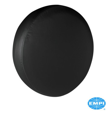 Cover for spare wheel, black