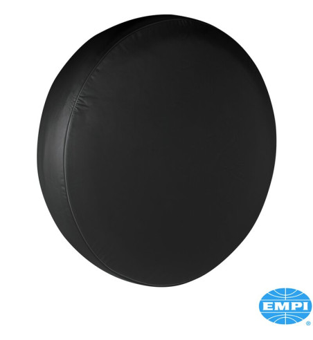 Cover for spare wheel, black