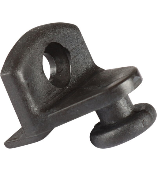 Support bracket for parcel shelf retaining strap