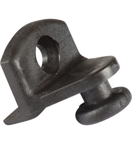 Support bracket for parcel shelf retaining strap