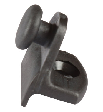 Support bracket for parcel shelf retaining strap