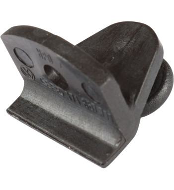 Support bracket for parcel shelf retaining strap