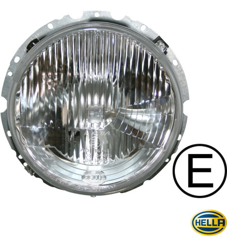 Headlight, H4, with E-mark, left/right