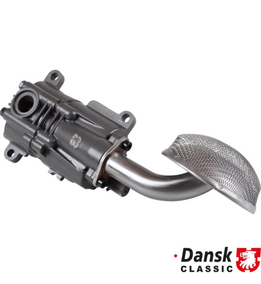 Oil pump with oil sump filter
