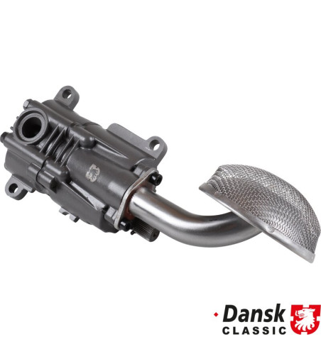 Oil pump with oil sump filter