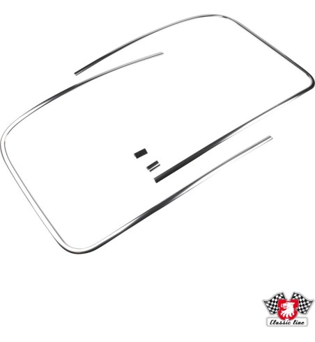 Trim-/Protection Strip, windscreen, set