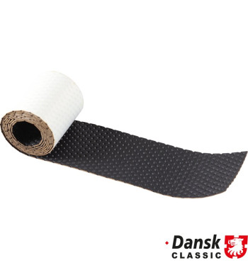 Basket weave vinyl trim for dashboard trim set, 65x1285 mm, black