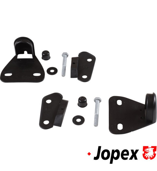 Mounting kit for truck style door mirror, left/right