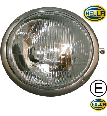 Headlight, with E-mark, right, Hella