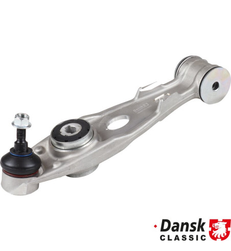Track control arm with bushing and ball joint, front, lower