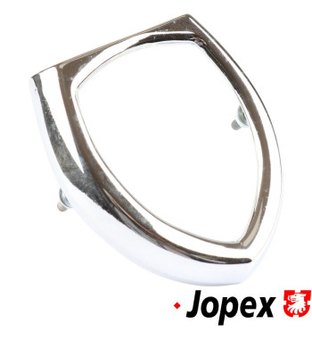 Support for emblem, front. Die cast