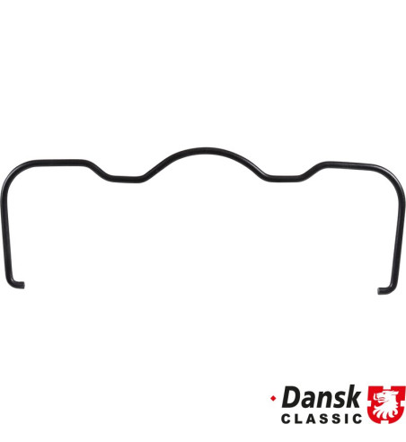 Retaining clip, valve cover, black powder coated. 2 pieces needed per car