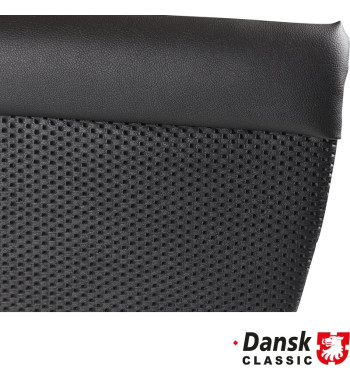 Interior door panel set, black, basketwave