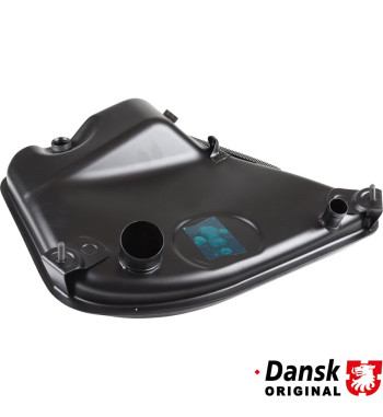 Oil tank without hole for oil level sender