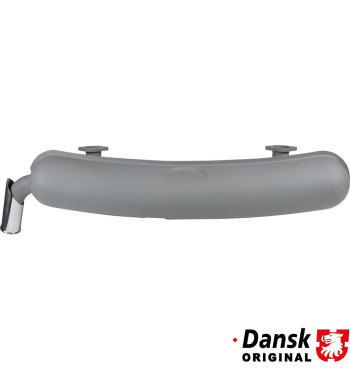 Exhaust rear, OEM type, with one Ø57 mm tail pipe