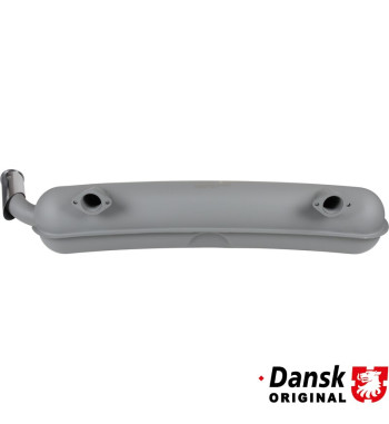 Exhaust rear, OEM type, with one Ø57 mm tail pipe