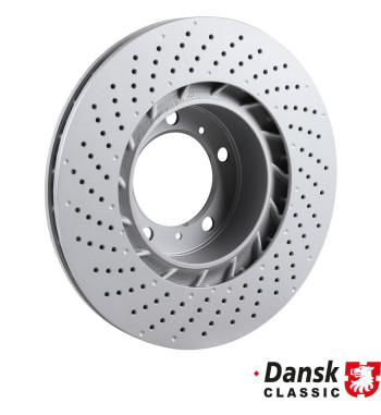 Brake disc, front, ventilated, right, 330x28 mm, coated