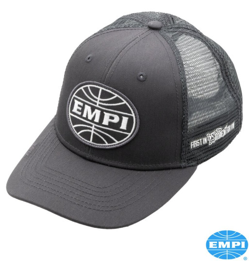 Empi 70th Anniversary trucker hat, black