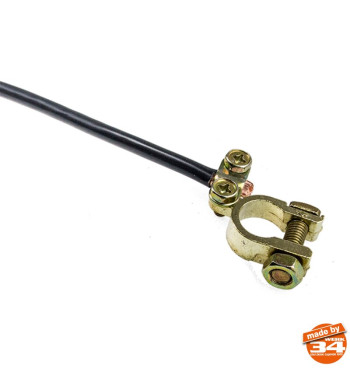 Battery cable, positive, from battery to starter, 650 mm