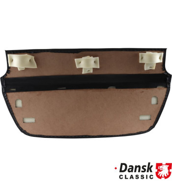 Rear backwall parcel shelf with OE style vinyl. With mounting brackets