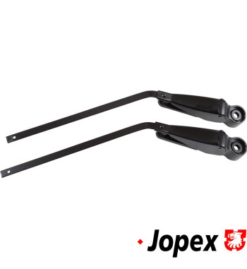 Wiper arm set, front, left/right, black