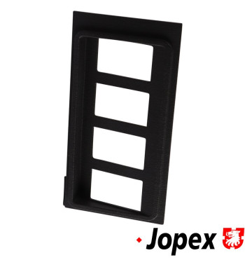 Cover for headlight switch panel, right, black