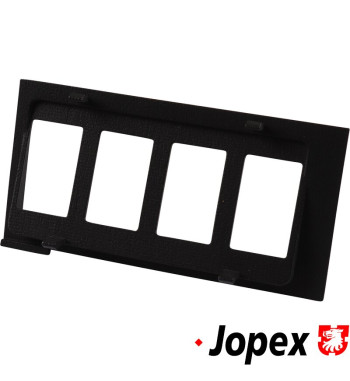 Cover for headlight switch panel, right, black