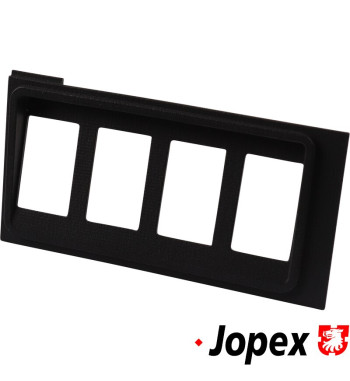 Cover for headlight switch panel, right, black