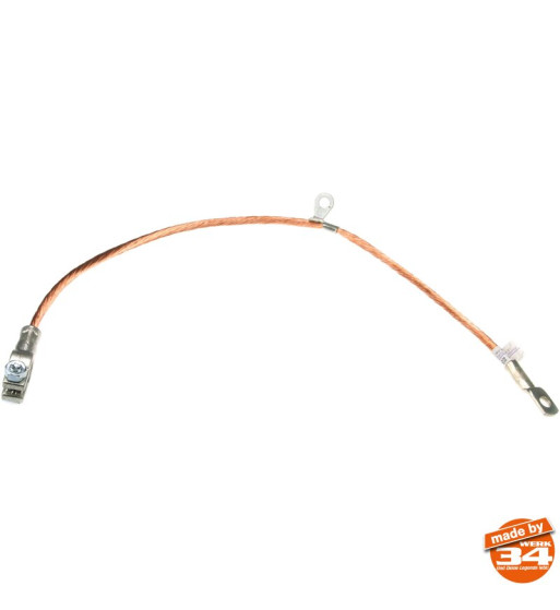 Battery cable, negative, from battery to body, 550 mm