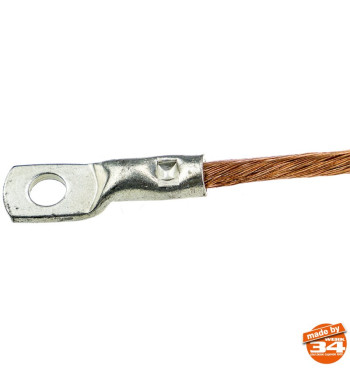 Battery cable, negative, from battery to body, 550 mm