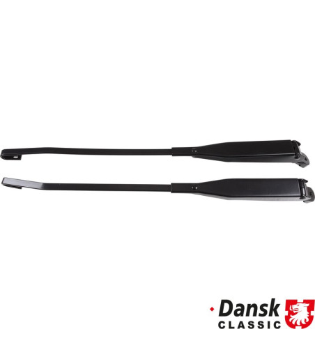 Wiper arm set, front, left/right, black