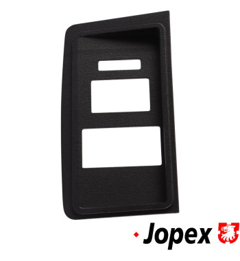 Cover for headlight switch panel, left, black