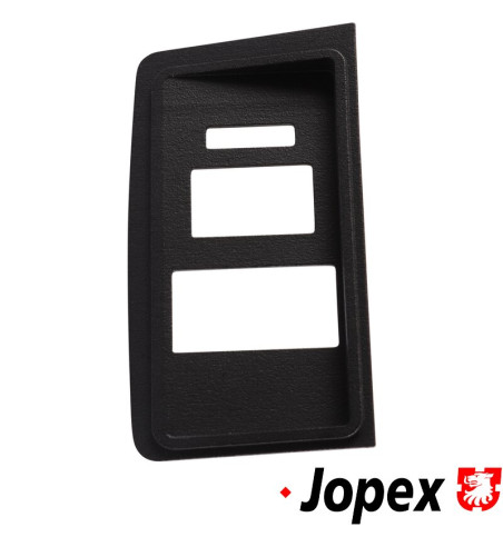 Cover for headlight switch panel, left, black