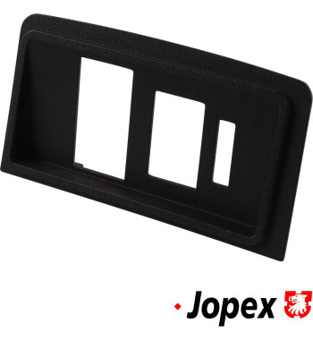 Cover for headlight switch panel, left, black