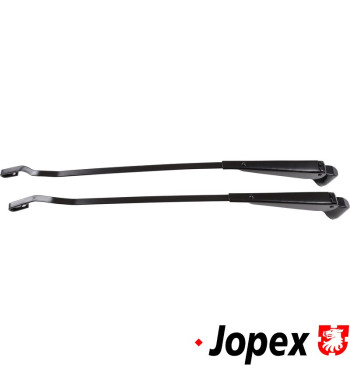 Wiper arm set, front, left/right, black
