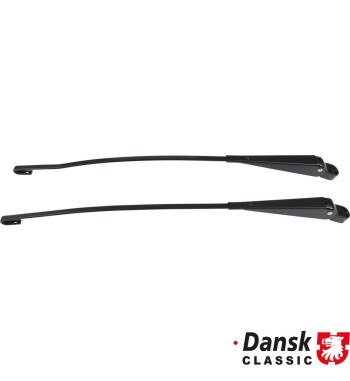 Wiper arm set, front, left/right, black