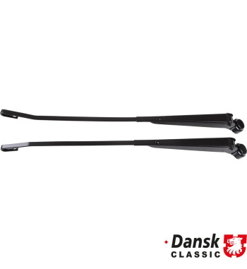 Wiper arm set, front, left/right, black