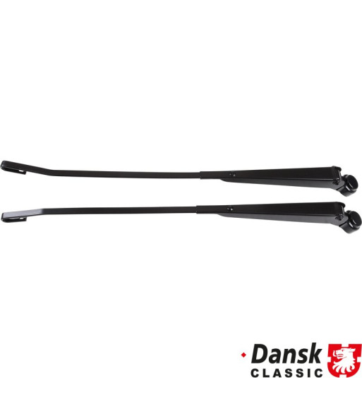 Wiper arm set, front, left/right, black