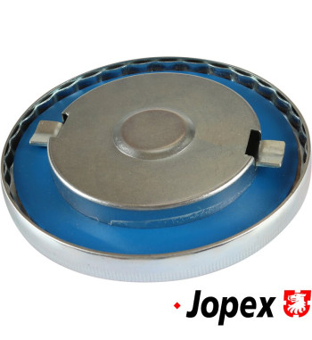 Fuel tank cap, not lockable, Ø100 mm. Made of metal
