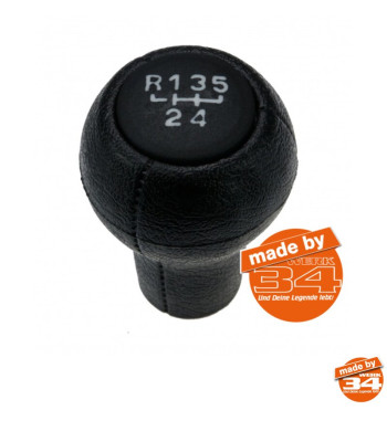 Gear knob, 1-5 + R, black