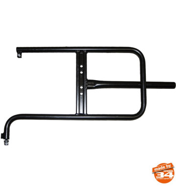 Spare wheel carrier, swing-out, left