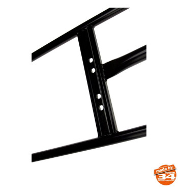 Spare wheel carrier, swing-out, left