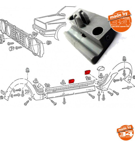 Clip for sill cover