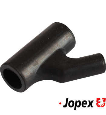 Vacuum T-piece connector on intake plenum, to brake booster and deceleration valve