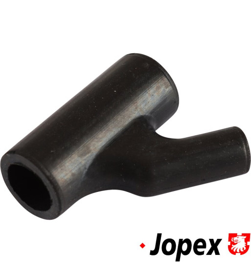 Vacuum T-piece connector on intake plenum, to brake booster and deceleration valve