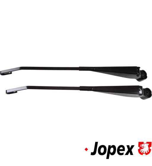 Wiper arm set, front, left/right, black