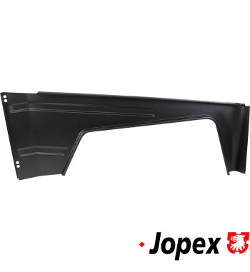 Wheel housing skin front, left