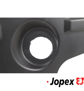 Wheel housing skin front with loose fuel filler neck, right